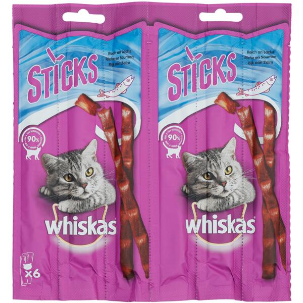 Bâtons snacks pour chats Whiskas