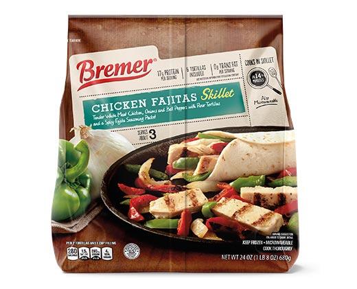 Bremer Chicken or Steak Fajita Skillets