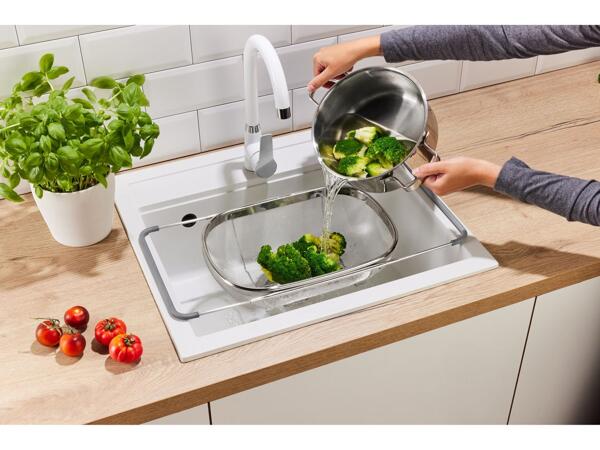 Stainless steel sink sieve