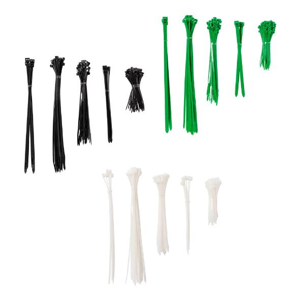 WORKZONE(R) 				Attache-câbles, 180 pcs