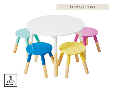 Children's Table and Stool Set - Colour