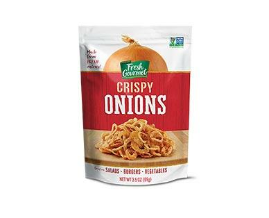 Fresh Gourmet Lightly Salted or Garlic Pepper Crispy Onions