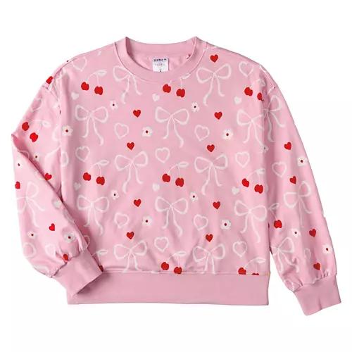 Ladies Valentine Day's Pullover - Pink, M