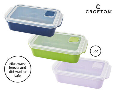 Microwave Safe Food Containers 5pc Set