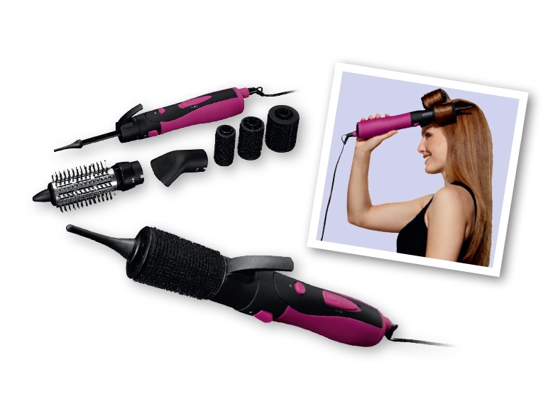 SILVERCREST PERSONAL CARE 1000W Hot Air Brush with Rollers