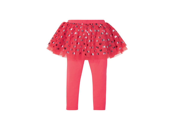Girls' Tulle Skirt With Leggings