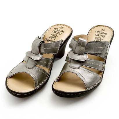 Lederpantoffeln für Damen