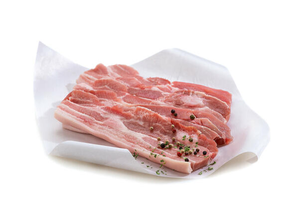 Lard en tranches