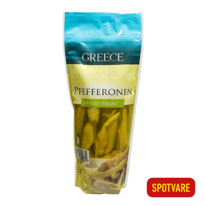 Syltede grønne pebre