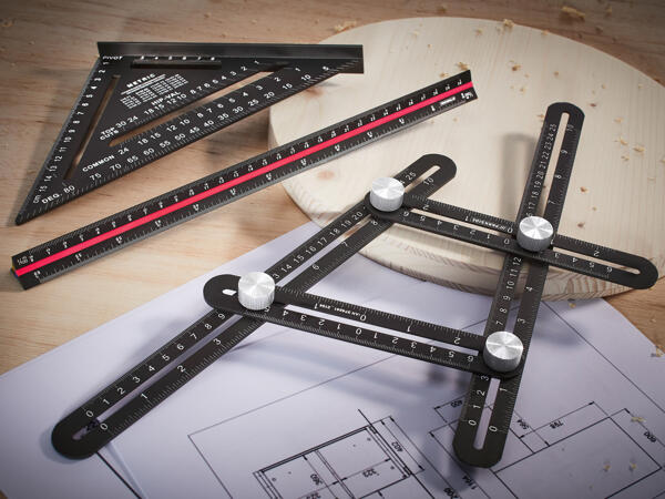 Multi-Angle Ruler, Architect Triangular Scale or Quick Square