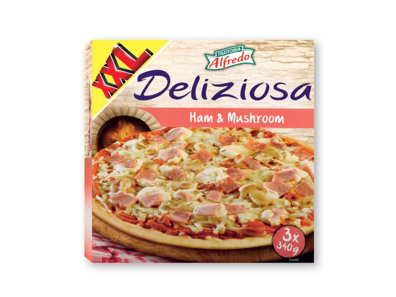 Ham & Mushroom Pizza XXL