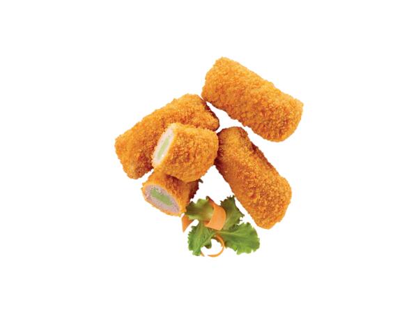 Breaded Pork Rolls with Spinach
