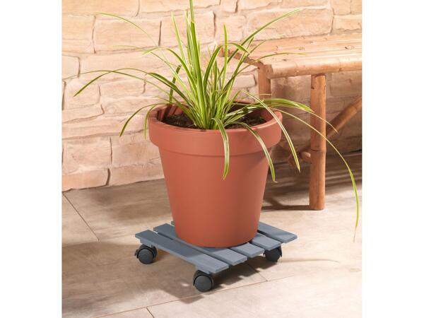 Plant roller with castors
