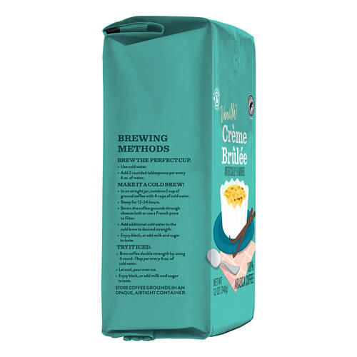 Vanilla Creme Brulee Flavored Coffee, 12 oz