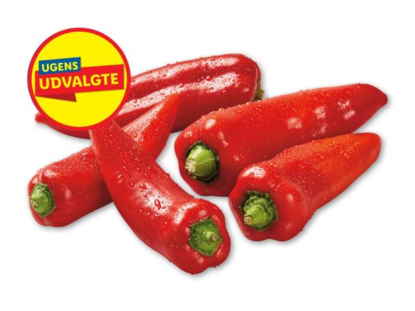 Rød snackpebre