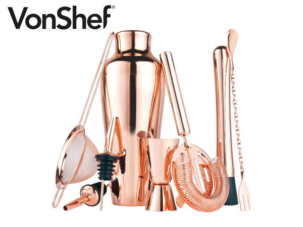 Vonshef Copper Cocktail Set
