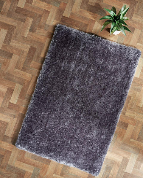Dark Grey Luxury Shaggy Rug
