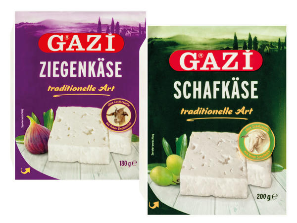 GAZI Ziegen- oder Schafkäse