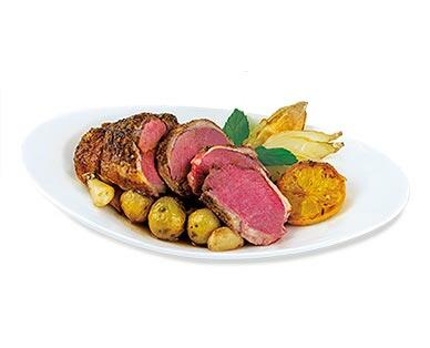 Never Any! 
 Fresh Boneless Lamb Loin Roast