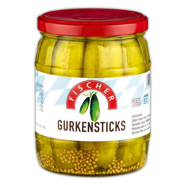 Gurkensticks / Sandwichgurkenzungen