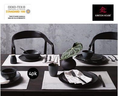Placemat and Napkin 4 Pack Set