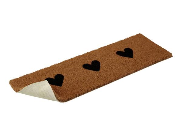 Livarno Home Coir Doormat - Hearts