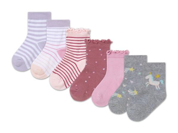 Kleinkinder/Kinder Socken, 7 Paar