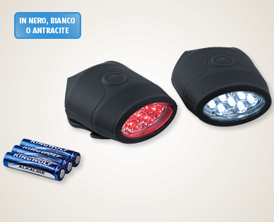 Set di luci a LED per bicicletta, 2 pezzi BIKEMATE(R)