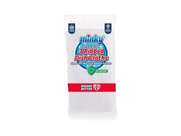 Anti-Bacterial Ribbed Kitchen Cloths