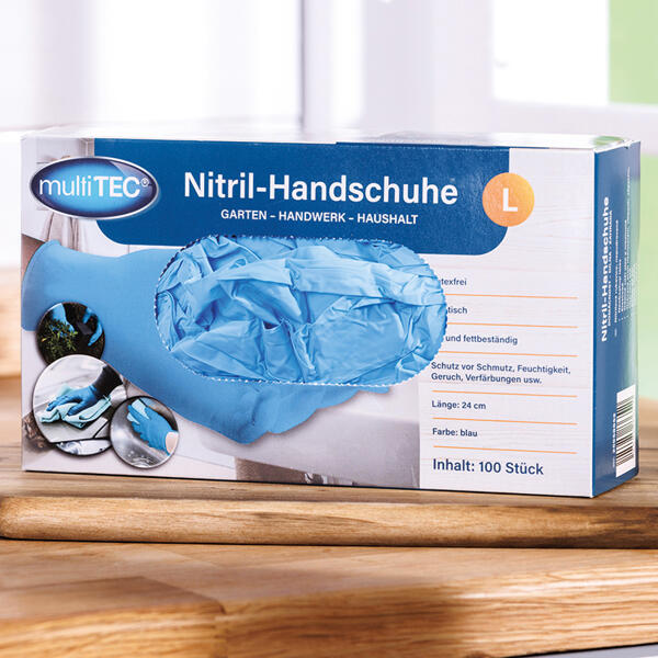 Puderfreie Nitril-Handschuhe 100er