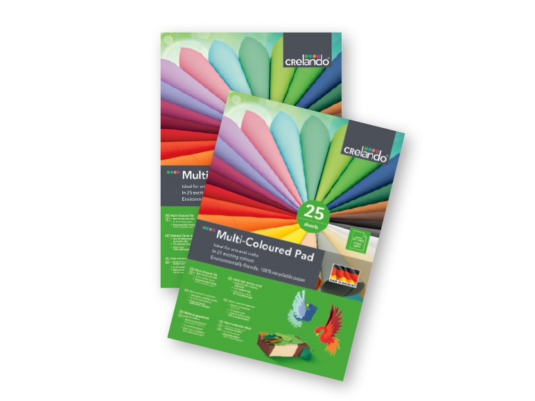 Crelando Maxi Coloured Card Pad
