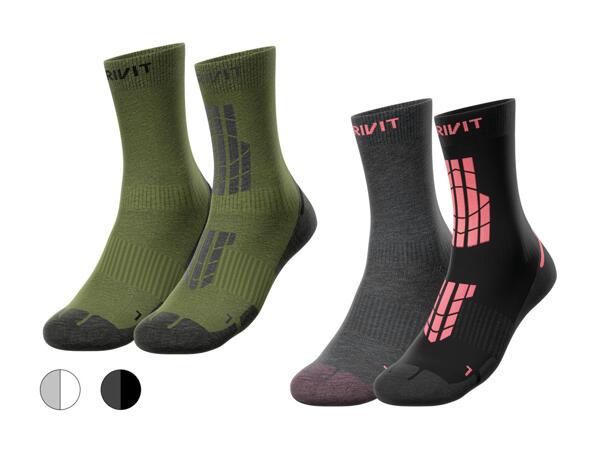 CRIVIT(R) Outdoorsokker 2-pak