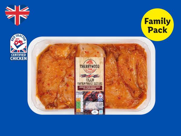 Cherrywood Farm Cajun British Chicken Breast Sizzlers