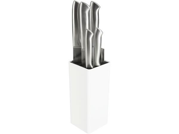 Knife block, 6 pieces