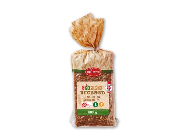 Økologisk solsikkerugbrød