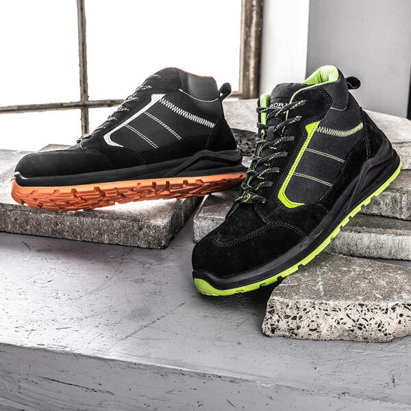 S1 Leder-Sicherheitsstiefel