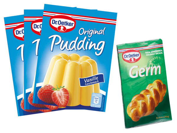 DR. OETKER Pudding oder Germ