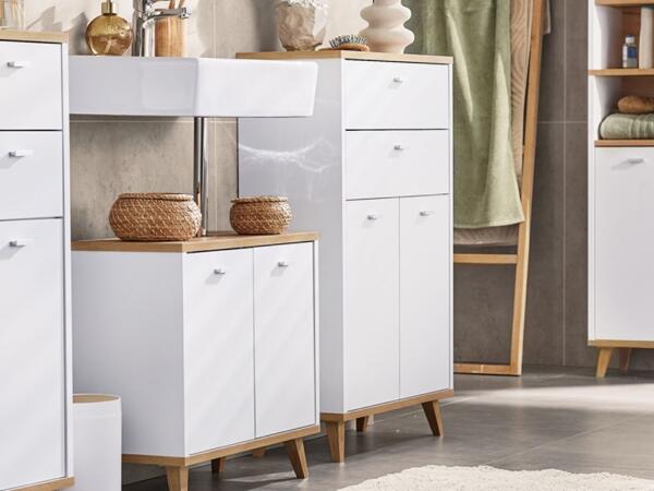 Badezimmer Möbelserie, Seitenschrank