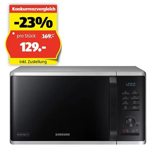 SAMSUNG Mikrowelle Solo MW3500, MS23K3515AS/SW, Silber