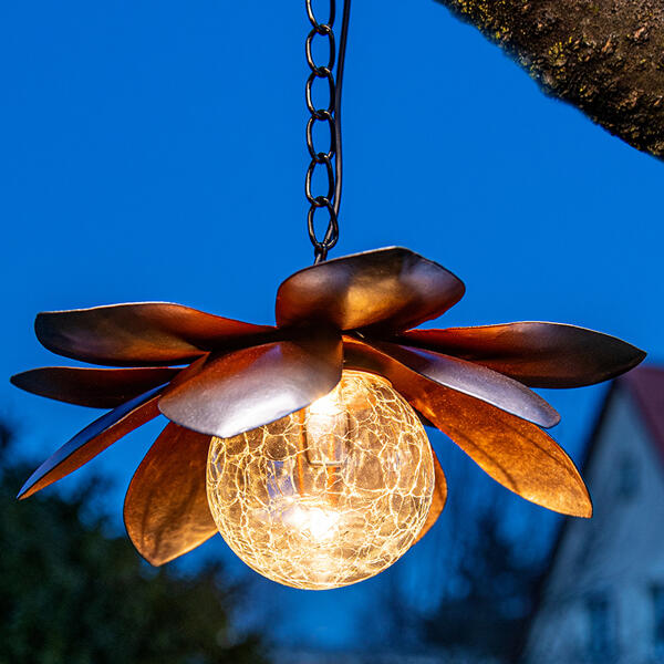 LED-Solar Lotusblume