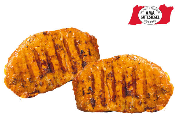 Frische Karree-Steaks extra dünn