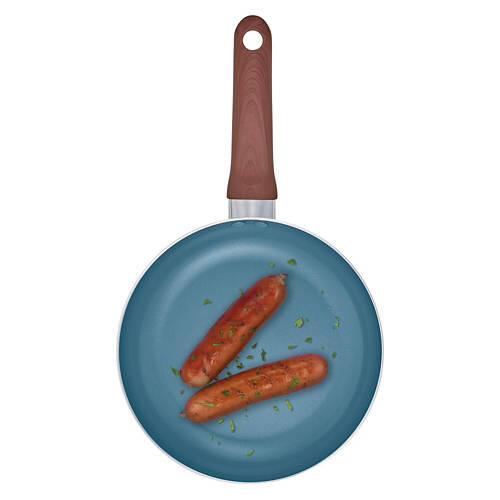 Coastal Fry Pan Set, Denim Blue