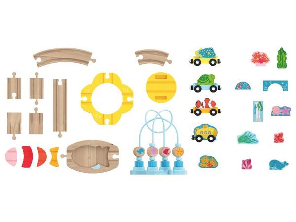 Dřevěná železnice Montessori / Podvodní svět