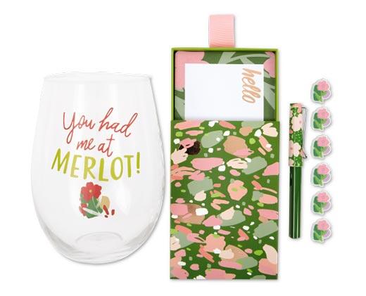 Crofton 
 Giant Stemless Wine Glass Gift Set