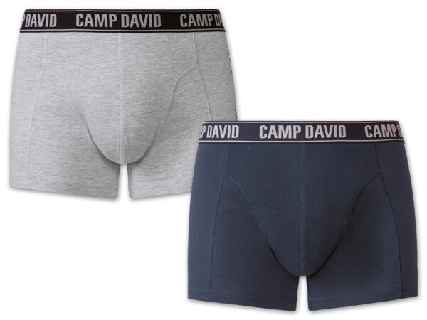 Camp David Herren Boxershorts, 2 Stück