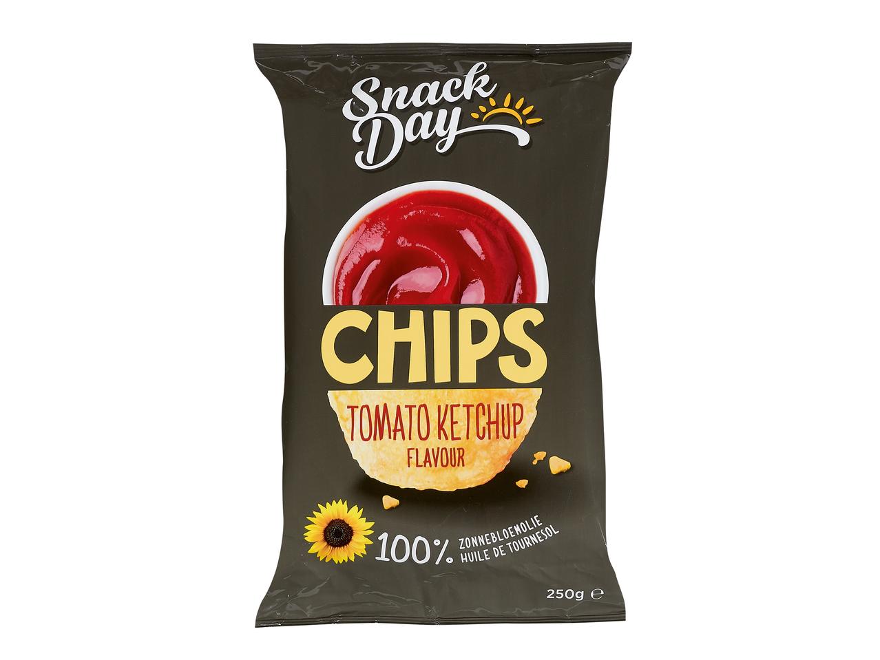 Chips goût ketchup ou goût pickles
