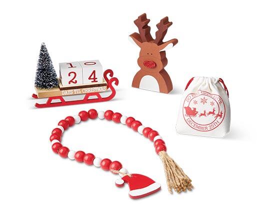 Merry Moments Holiday Tray Objects