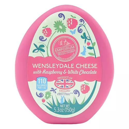 Wensleydale with Raspberry & White Chocolate Cheese, 5.3 oz