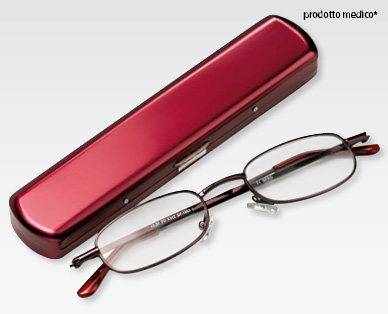 Occhiali da lettura con astuccio in metallo MODERN-OPTIC