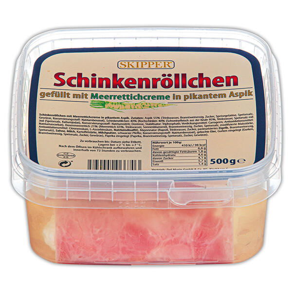 Schinkenröllchen